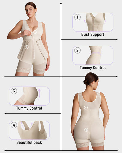 Fajas Colombianas Double Tummy Control Full Body Shapewear