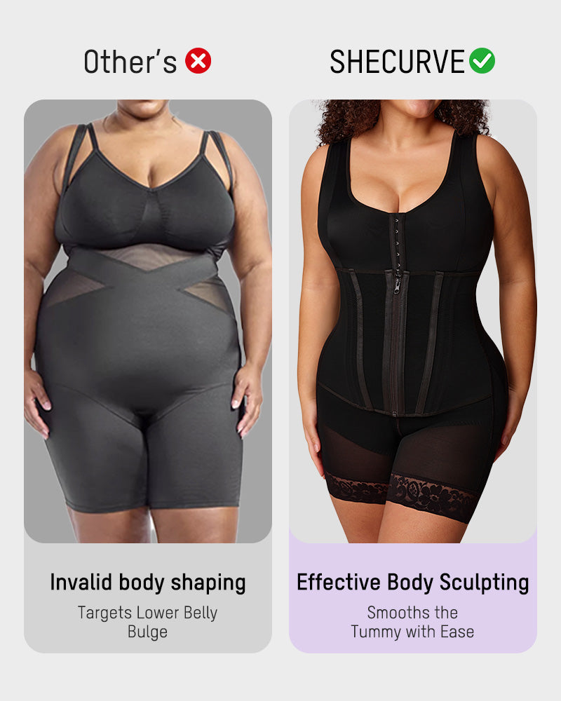 Fajas Colombianas Double Tummy Control Full Body Shapewear