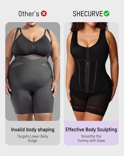 Fajas Colombianas Double Tummy Control Full Body Shapewear