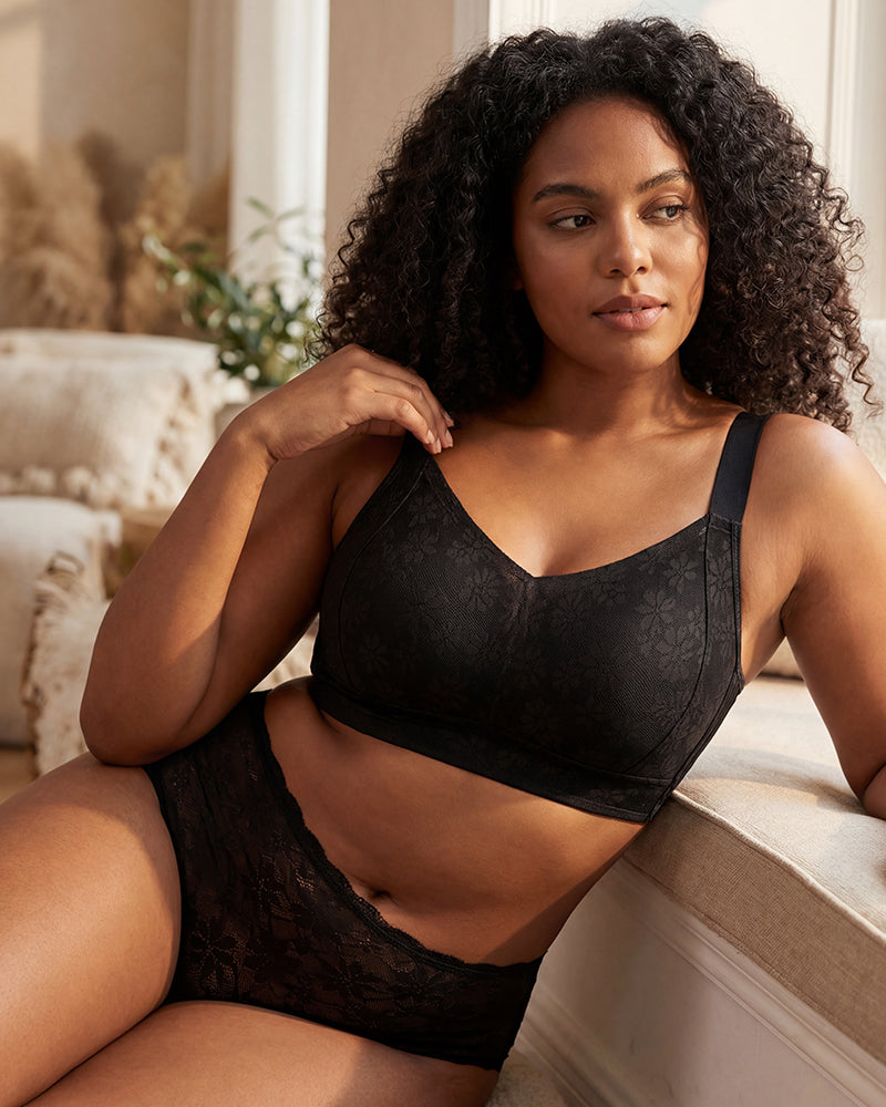 No-Bulk Full Coverage Lace Bra